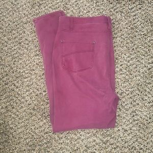 Womens burgundy pants